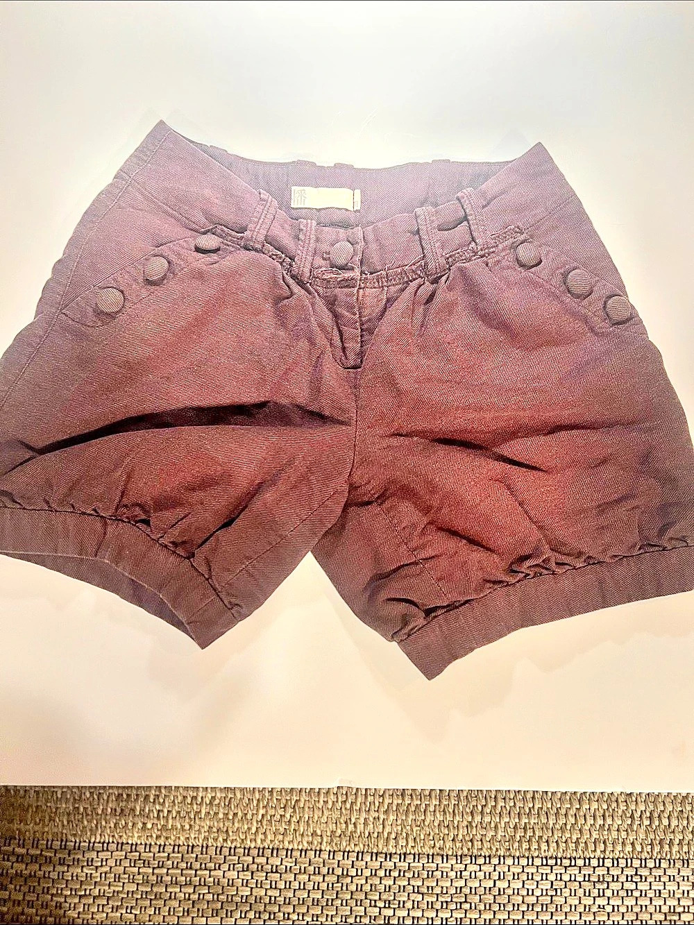 Broadcast 播 High Waist Shorts in Brown